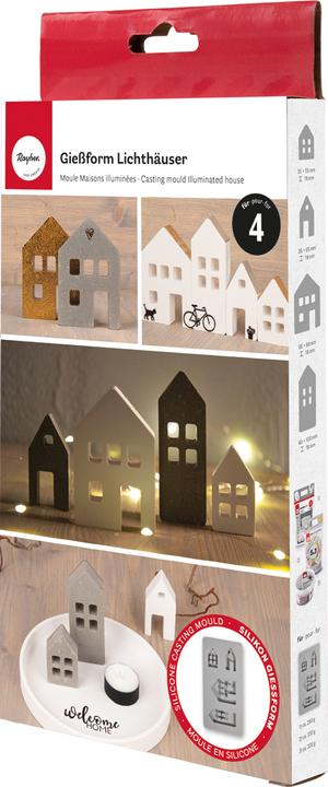 Produktbild Rayher Silikon Giessform "Lichthäuser"