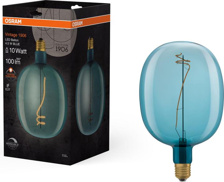 Produktbild Osram Vintage 1906 (E27, 4.50 W, 100 lm, 1 x, G)