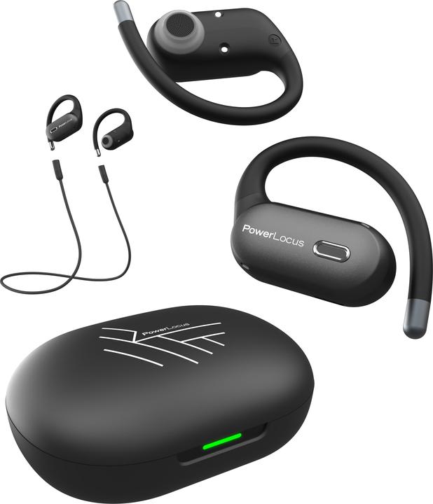 PowerLocus Move Open Ear Bluetooth-Kopfhörer (6 h)