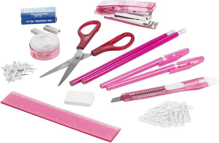 Image du produit Topwrite - Schreibtisch-Werkzeugkasten 13-teilig (rosa)