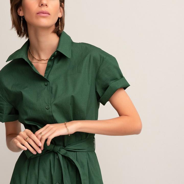 Produktbild La Redoute Collections Blusenkleid mit Bindegürtel (44)