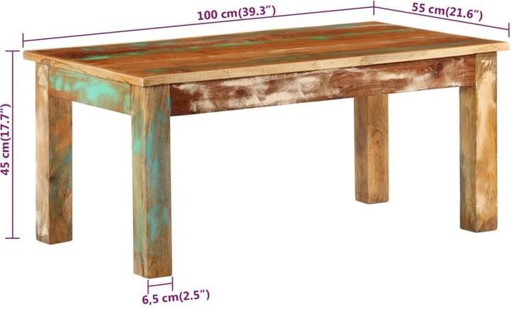 Immagine prodotto vidaXL Couchtisch (100 x 55 x 45 cm)