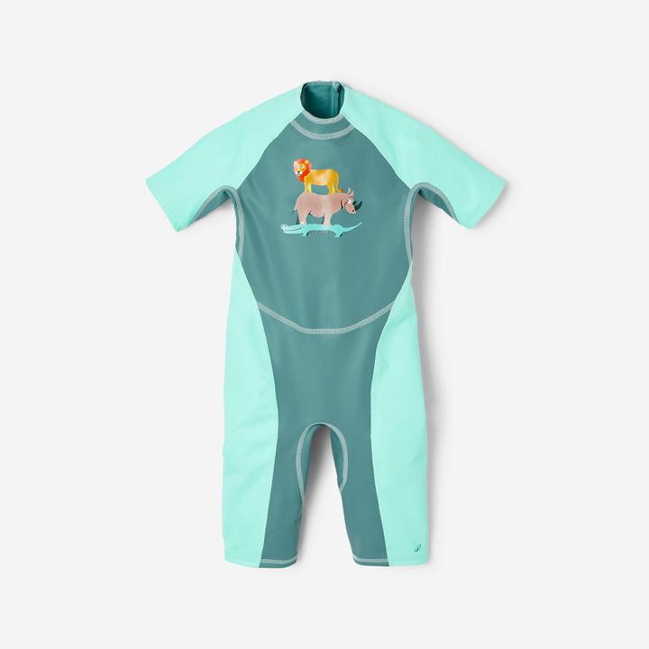 Produktbild Nabaiji Schwimmanzug Baby UV-Schutz Tiermuster (116)