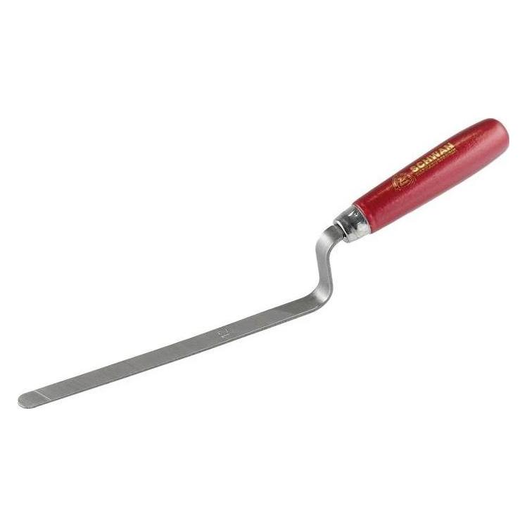 Schwan, Troffel + Spatel, Hamburgse Voegspaan Lengte 310 Mm Breedte 14 Mm Conisch Geslepen Koolstofstaal (1.40 cm)