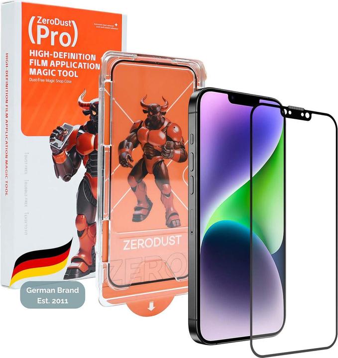 Produktbild Cadorabo iPhone 14 PLUS Schutzfolie Display Schutzglas (1 Stk., Apple iPhone 14 Plus)