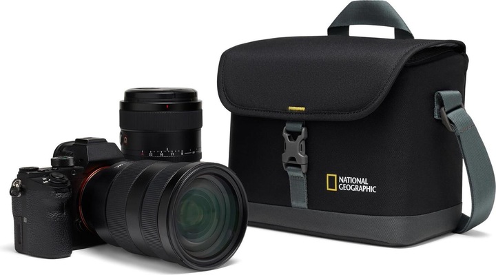 Actual product image National Geographic Camera Bag Medium Black (Camera shoulder bag, 6.25 l)