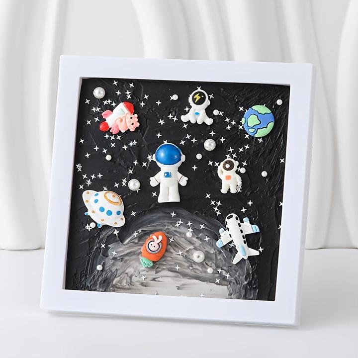Image du produit Activity Board Handmade Diy Cadeau Cadre photo Peinture décorative Micro Paysage 3D Texture tridimensionnelle