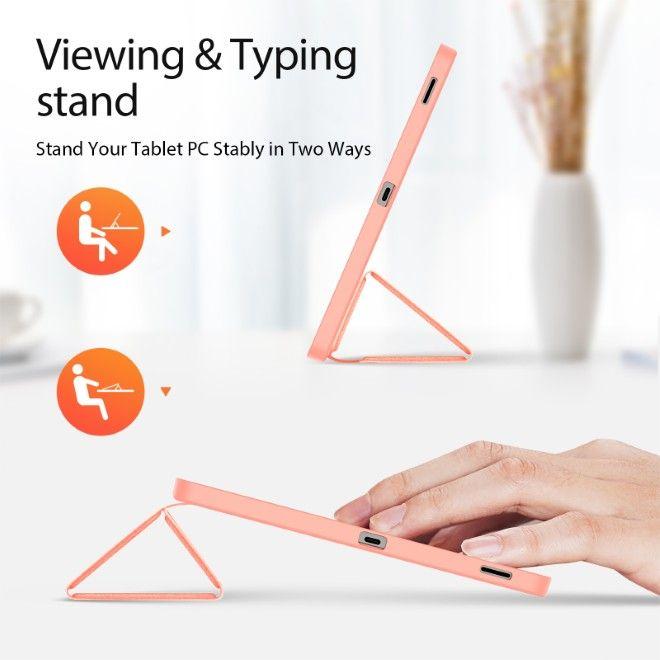 Image du produit Samsung Galaxy Tab S10 FE Plus - Ducis Domo Series, aufstellbares Flip-Etui, Pink (Samsung Galaxy Tab S10 FE+)
