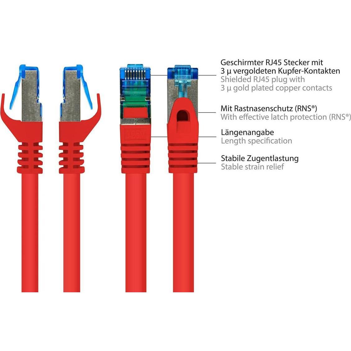 Thumbnail - Good Connections Alcasa (S/FTP, CAT6a, 15 m), Netzwerkkabel