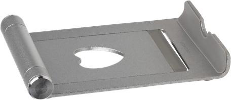 Produktbild Deltaco Ständer für Telefone und Tablets, Aluminium, Silber