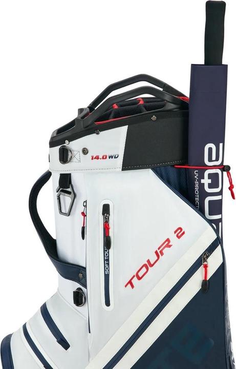 Produktbild Big Max Dri Lite Tour 2 Cartbag Weiss/Navy/Rot