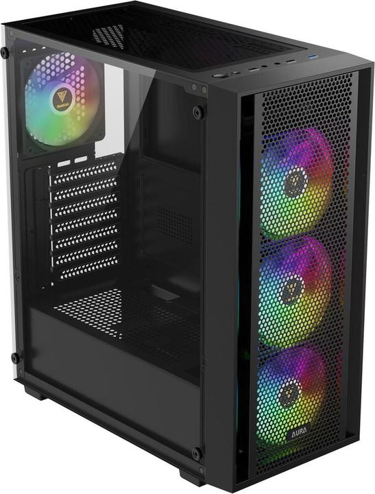 Produktbild Gamdias Aura GC2 Elite ARGB GAMING Miditower Black retail (ATX)