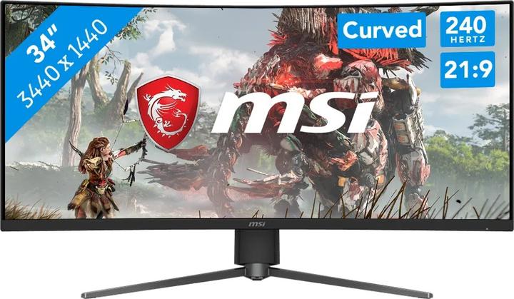 Actual product image MSI MPG 346CQRF X24 (3440 x 1440 pixels, 34")