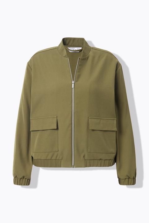 Actual product image Studio Untold Crop Blouson Zip Jacket (60)