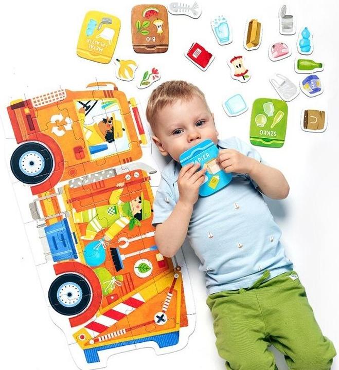 Produktbild Czuczu Moto Puzzle Müllwagen 2+, 3+ (26 Teile)