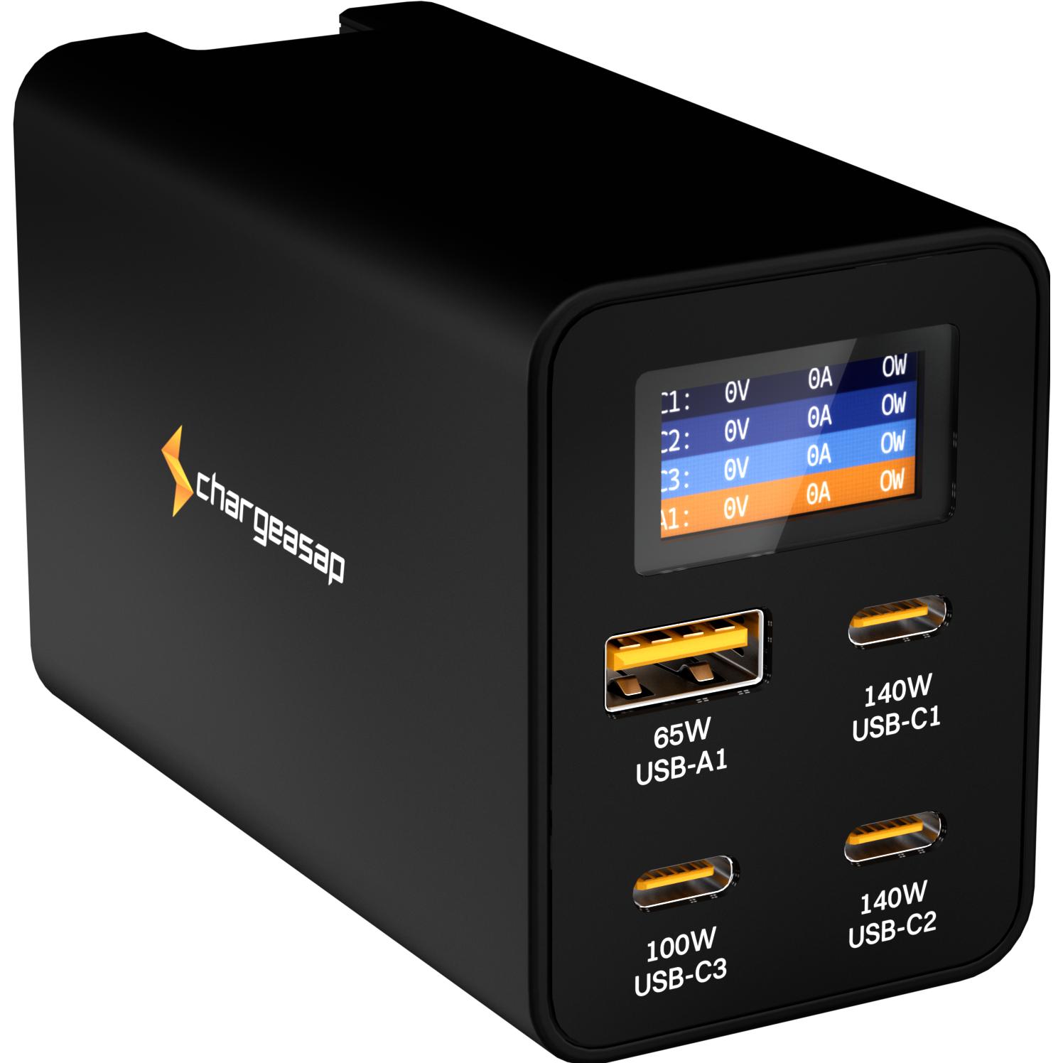 Thumbnail - Chargeasap Zeus (280 W), USB Ladegerät, Schwarz