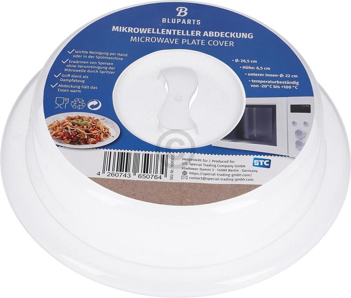 Produktbild Bluparts Abdeckhaube 265mmØ für Speisen universal für Mikrowelle