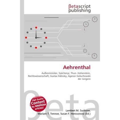 Aehrenthal, Fachbücher
