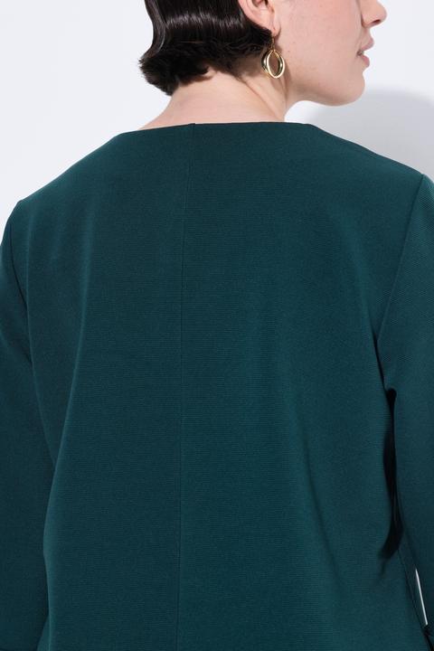 Produktbild Ulla Popken Shirt, Struktur, Rundhalsausschnitt, 3/4-Arm (46, 48)