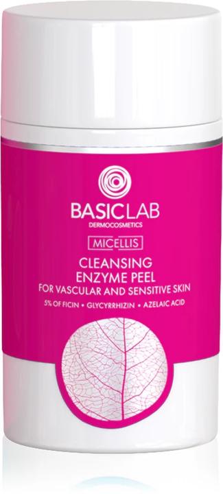 Immagine prodotto BasicLab Detergente enzimatico lenitivo e levigante per pelle capillare e sensibile (Scrub detergente, 35 g)