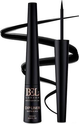 BEL London DipLiner Deep Black Eyeliner with Premium Matte Finish and 75% Natural Ingredients - High Performanc