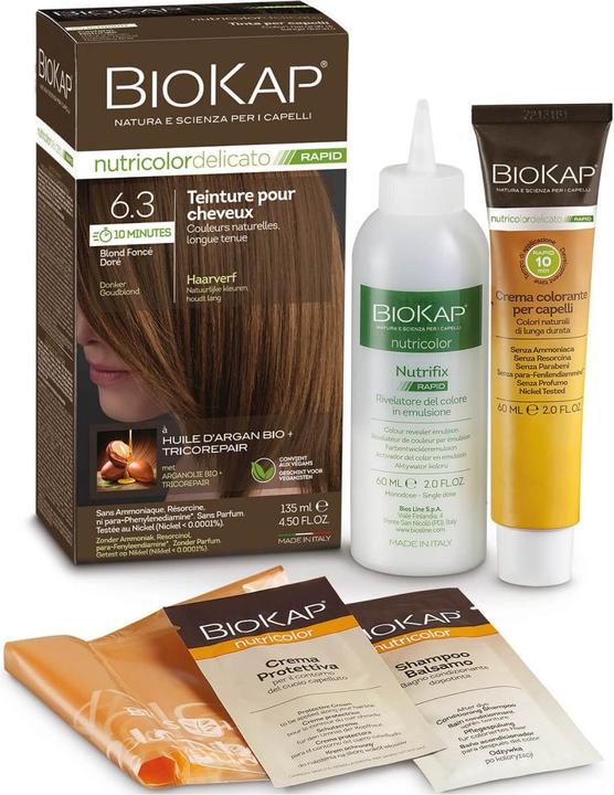 Actual product image Bio Partner Nutricolor Delicato Rapid Dark Golden Blonde (Dark golden blonde)