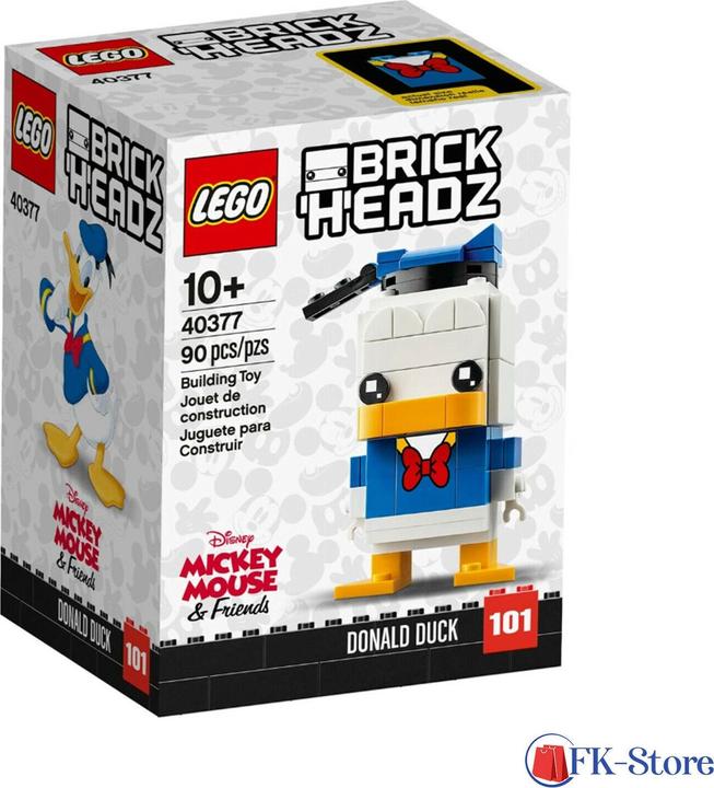 Image du produit LEGO BrickHeadz - Donald Duck (40377, LEGO difficiles à trouver, LEGO Brickheadz)