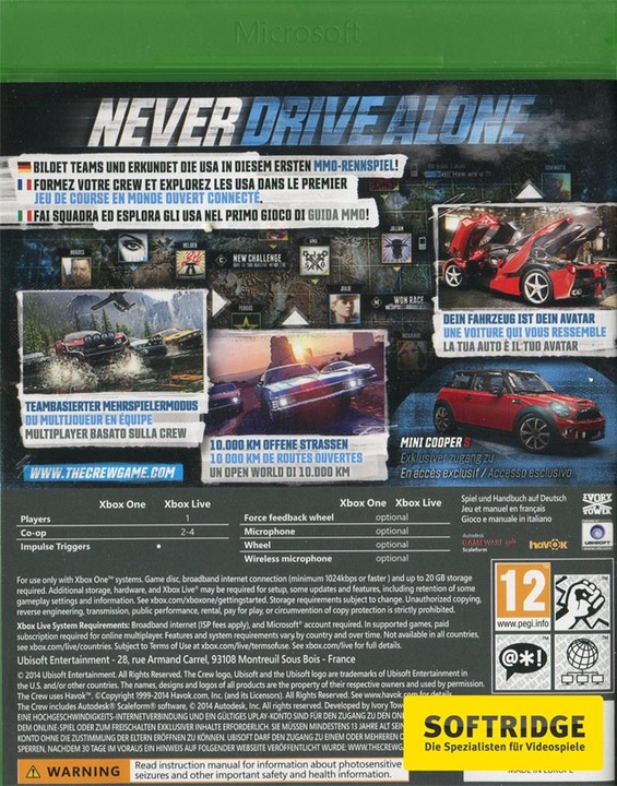 Produktbild Ubisoft The Crew - Limited Edition (Xbox Series X, Xbox One X, DE)