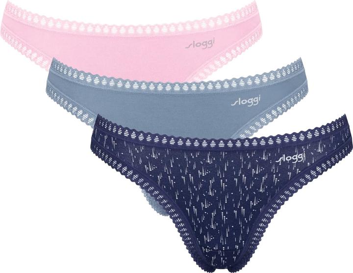 Produktbild Sloggi Slip GO Crush String Unterwäsche im Dreierpack (M, 3er Pack)