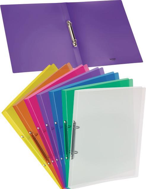 Actual product image Kolma Ring binder Easy A4 soft 2 rings filling height 1 cm colourless (A4, 21 mm, 1 Piece)
