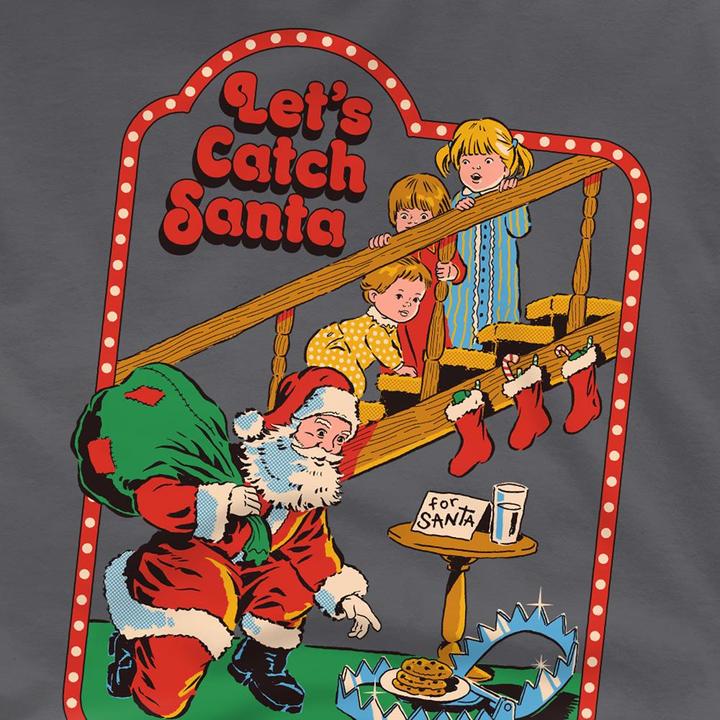 Produktbild Steven Rhodes Let's Catch Santa TShirt (L)