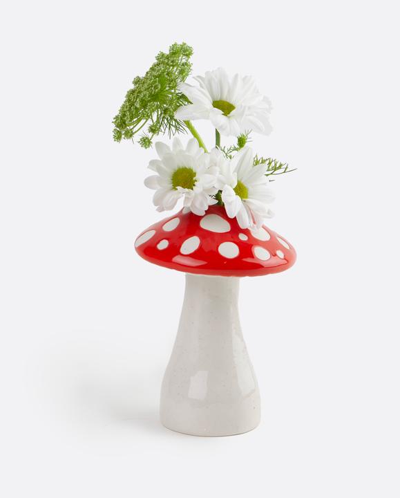 Actual product image Lund-Stougaard DOIY - Amanita vase - Small (DYVASAMSRE) (1 x, 11 x 11 x 15 cm)