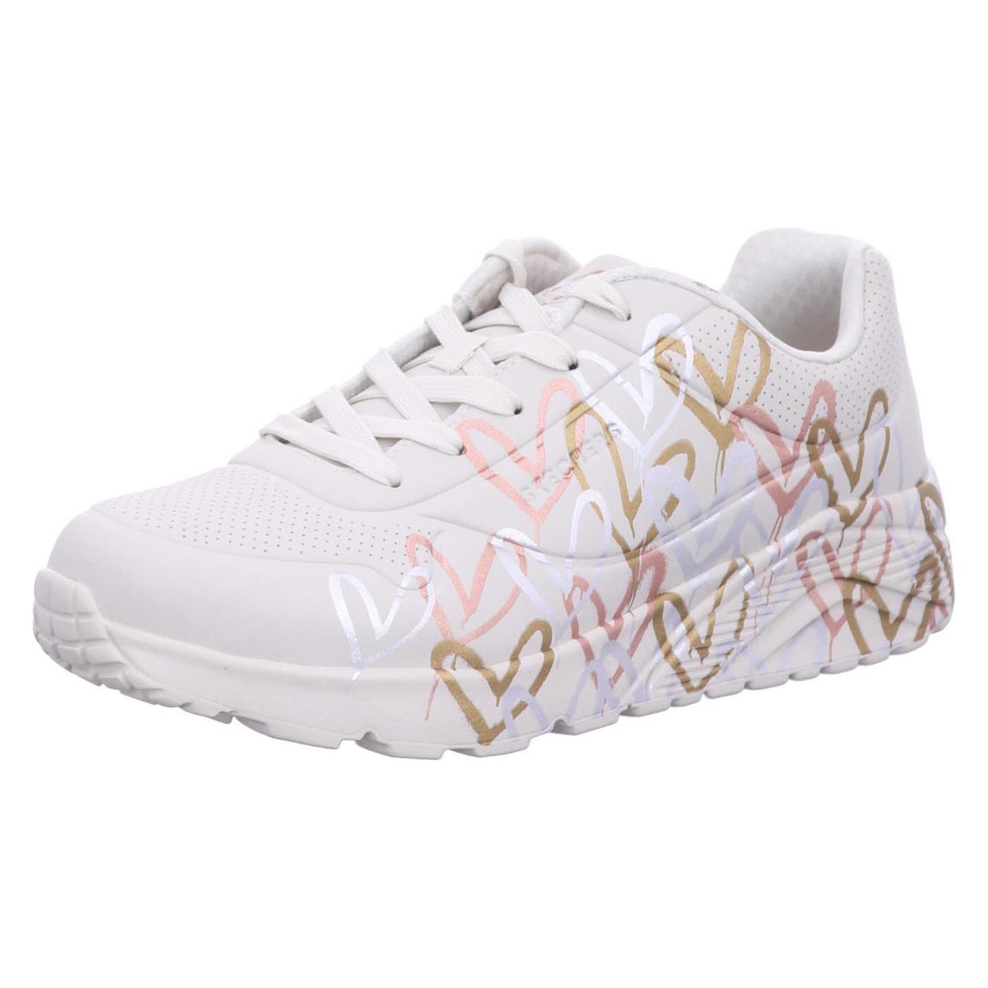 Skechers, Sneakers, Uno Lite - Metallic Love, Weiss, (28)