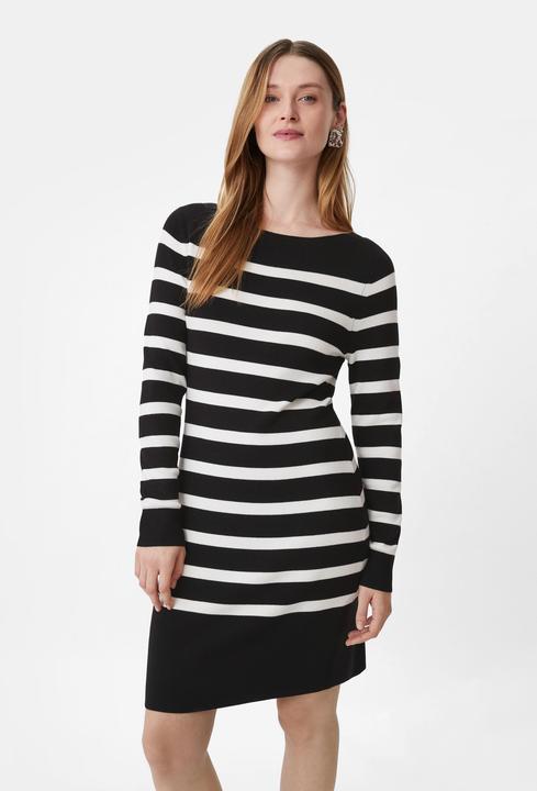 Actual product image Comma Kleid Gestreiftes Kleid aus Feinstrick (46)