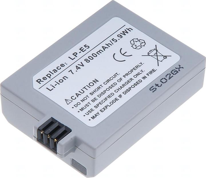 T6 Power Canon LP-E5 accu (Batterij van de camera)