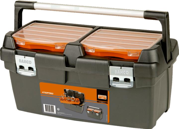 Actual product image Bahco Heavy-duty 600 mm plastic toolbox, 37 litres
