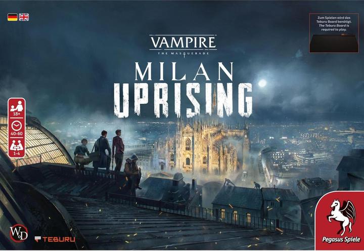Actual product image Pegasus Teburu: Vampire – The Masquerade: Milan Uprising *Premiumshop-exklusiv* (English, German, 1 - 4 Players)