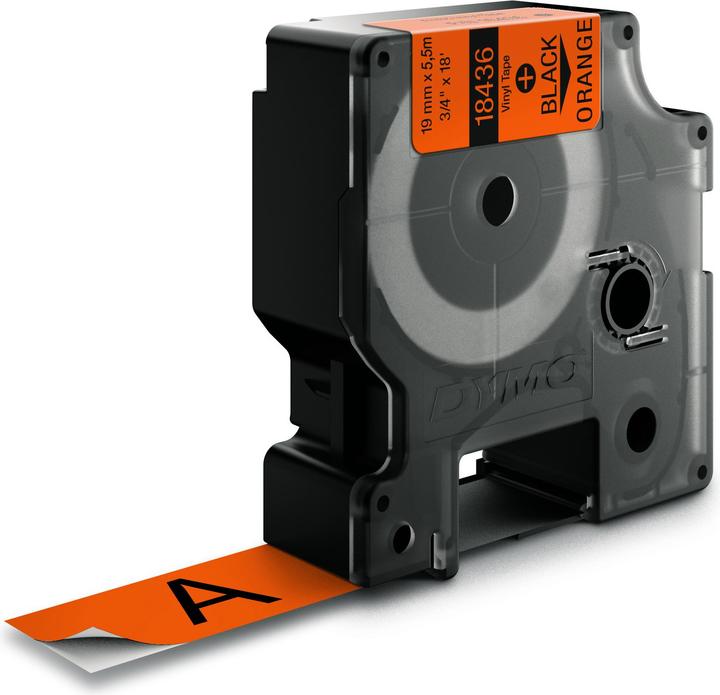 Produktbild Dymo Schriftband 19mm Vinyl (1.90 cm, Orange)