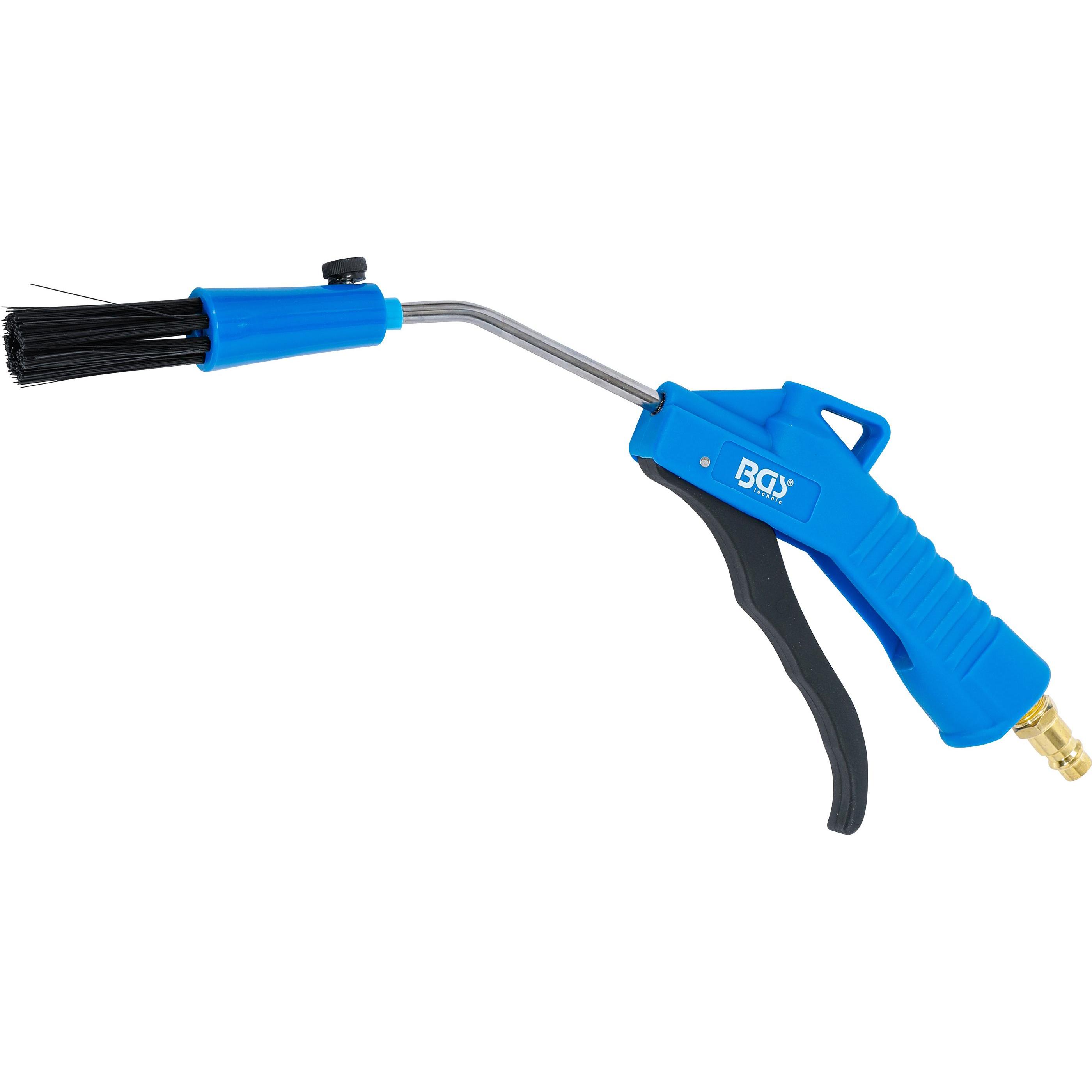 BGS, Druckluftaufsatz, Druckluft-Ausblaspistole mit Pinsel