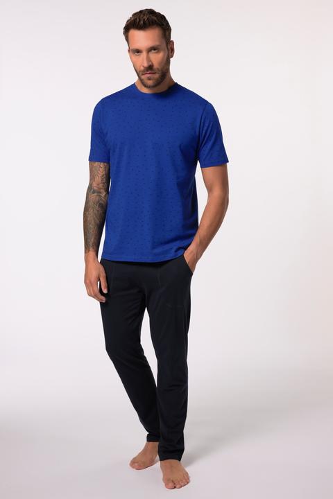 Produktbild JP1880 JP 1880 Schlafanzug, Homewear, Zweiteiler, T-Shirt mit Alloverprint, lange Hose (5XL)