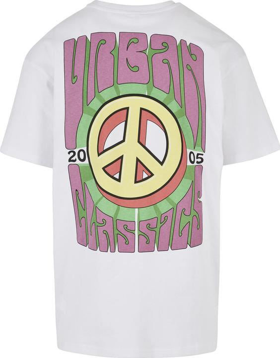 Produktbild Urban Classics Organic Big Peace Tee white M (M)