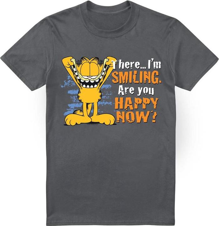 Immagine prodotto Garfield Smiling Maglietta Uomo (XL)