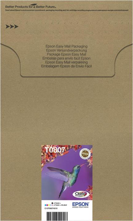 Image du produit Epson T0807 (C, CF, LC, LM, M, Y)