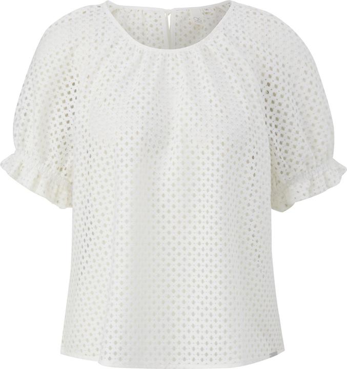 Image du produit s.Oliver Bluse Spitzenbluse aus Baumwollmix (42)