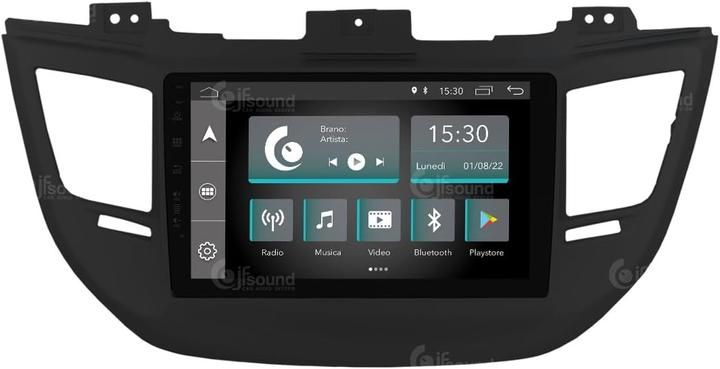 JFSound Custom Fit Android Navigation with Bluetooth, WiFi, and Rear Camera (Android auto, Apple Carplay)