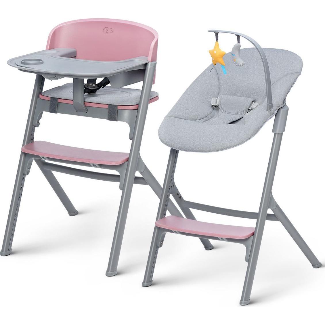 KinderKraft, Seggiolone, High chair LIVY & CALMEE pink (Seggiolone)