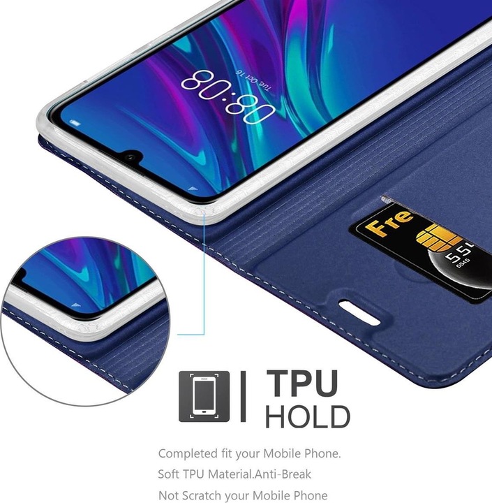 Actual product image Cadorabo Book Classy Style Cover (Huawei Y6 (2019))