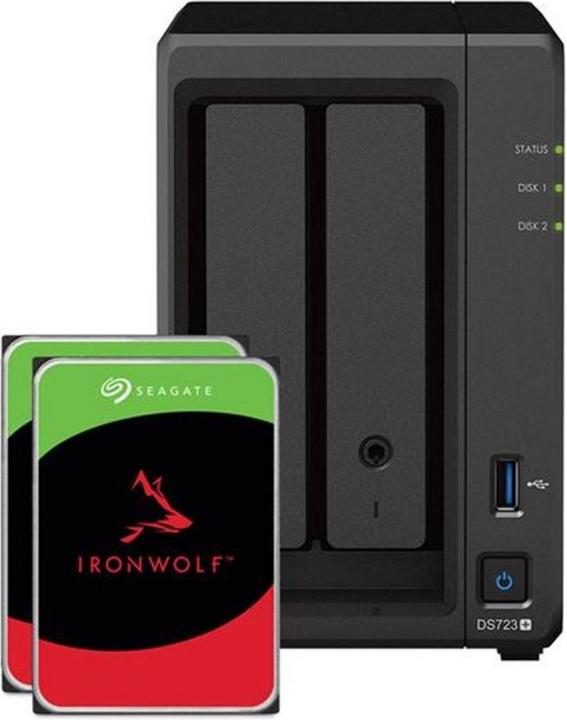 Produktbild Synology DS723+ (2 x 4 TB, Seagate Ironwolf)