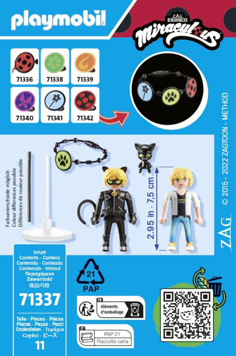 Productafbeelding Playmobil 71337 Wonderbaarlijk: Adrien & Cat Noir (71337, Playmobil Wonderbaarlijk)