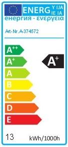Energie-Label Isoled Leuchtmittel (GU10, 13 W, 1050 lm, 1 x, E)